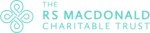 Logo of The RS Macdonald Charitable Trust with a teal decorative knot design on the left.